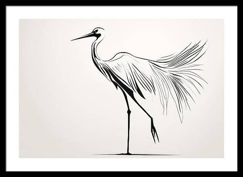 Bird Art 0030 - Framed Print