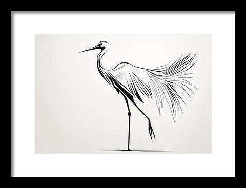 Bird Art 0030 - Framed Print