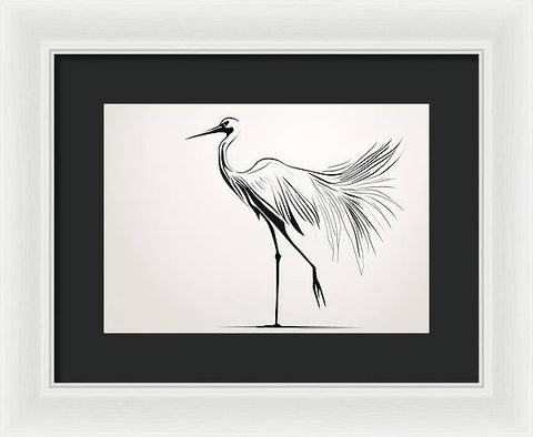 Bird Art 0030 - Framed Print