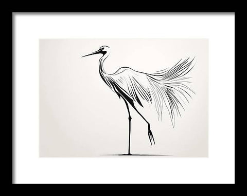 Bird Art 0030 - Framed Print