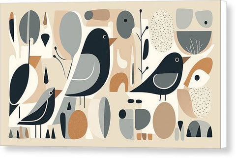 Bird Art 0032 - Canvas Print