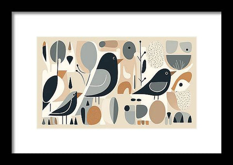 Bird Art 0032 - Framed Print