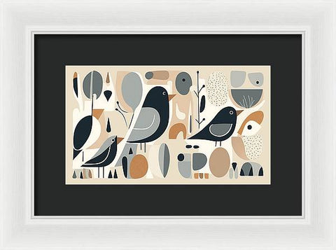 Bird Art 0032 - Framed Print