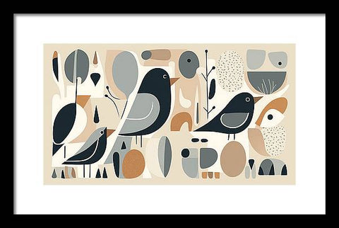 Bird Art 0032 - Framed Print