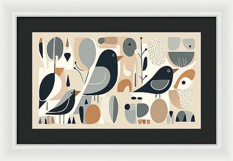 Bird Art 0032 - Framed Print