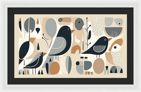 Bird Art 0032 - Framed Print