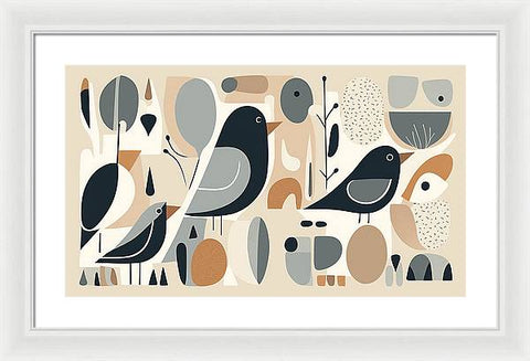 Bird Art 0032 - Framed Print