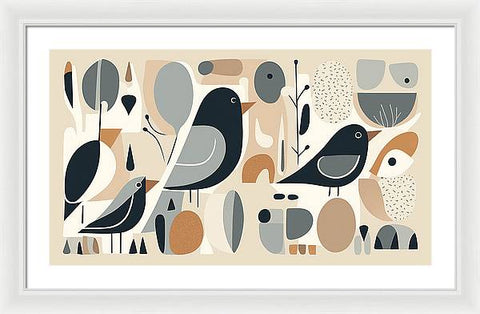 Bird Art 0032 - Framed Print