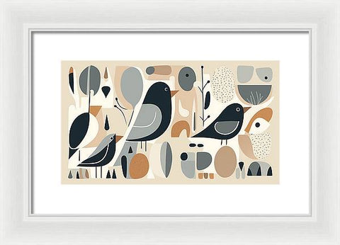 Bird Art 0032 - Framed Print