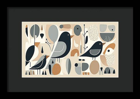 Bird Art 0032 - Framed Print