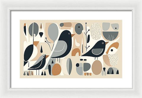 Bird Art 0032 - Framed Print