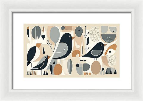 Bird Art 0032 - Framed Print