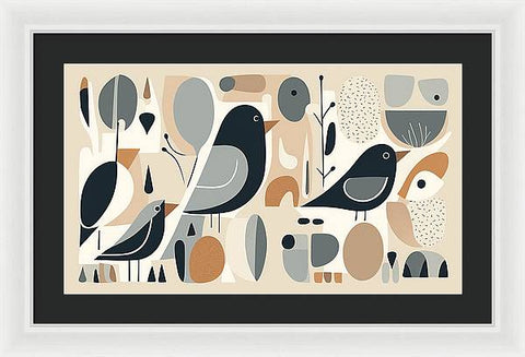 Bird Art 0032 - Framed Print