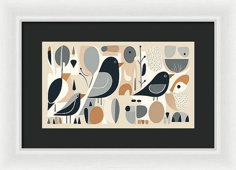 Bird Art 0032 - Framed Print