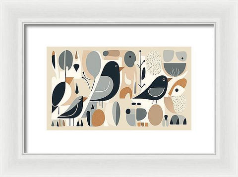 Bird Art 0032 - Framed Print