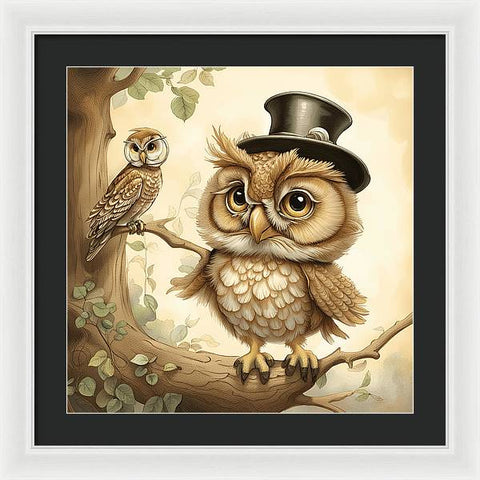 Bird Art 004 - Framed Print