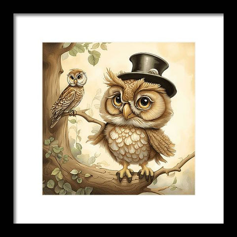 Bird Art 004 - Framed Print