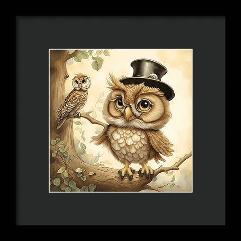 Bird Art 004 - Framed Print