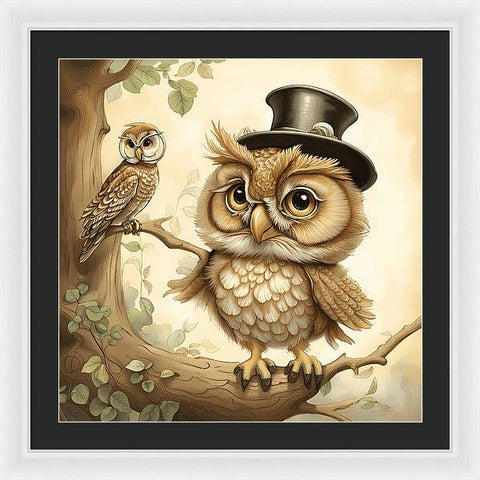 Bird Art 004 - Framed Print