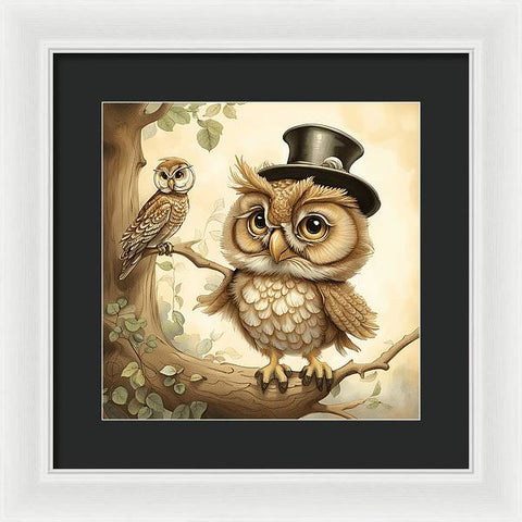 Bird Art 004 - Framed Print