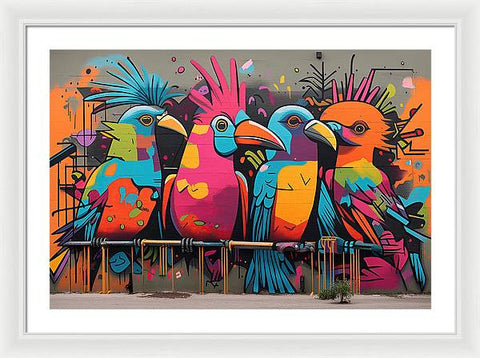 Bird Art 009 - Framed Print