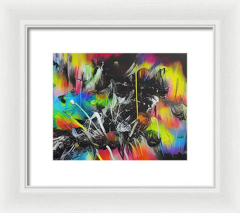 an art print printed in black and white that contains the colorful birds hanging from a tree