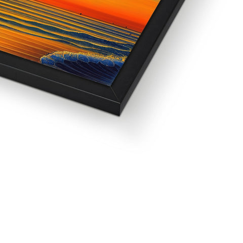 A picture of an image of a boogie board on a picture frame