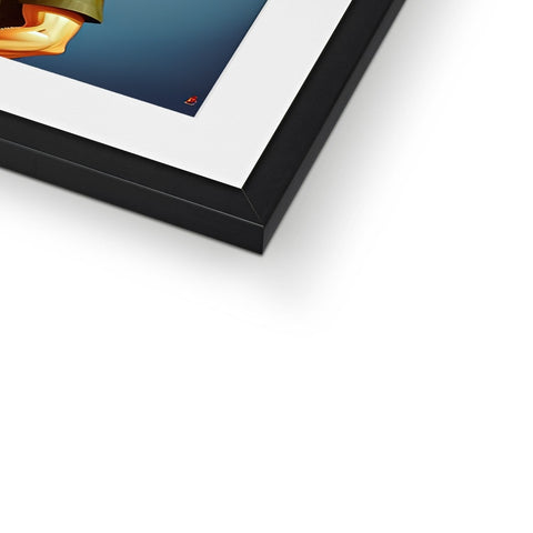 A picture frame in a frame of a tablet with a frame on it.