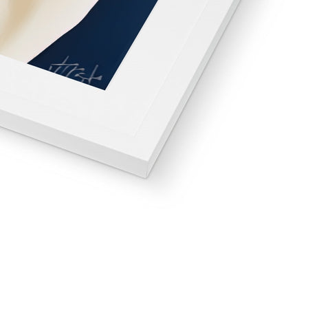 A picture of a white ipad with a print on the side.