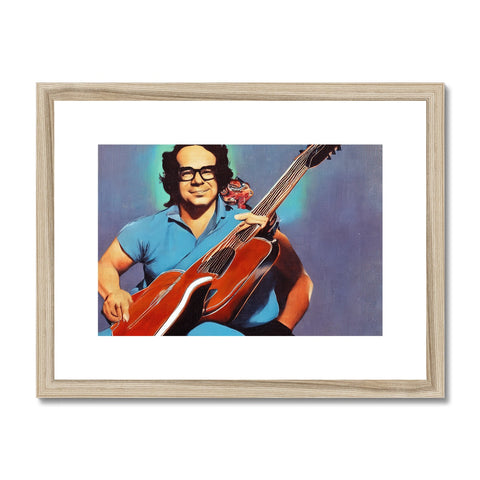A picture of Bob and George on a white framed poster with a red heart and a