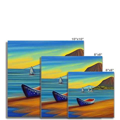 a group of sailboats on an ocean in the background