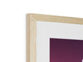 A picture is a picture frame with a wooden frame beside a wooden object