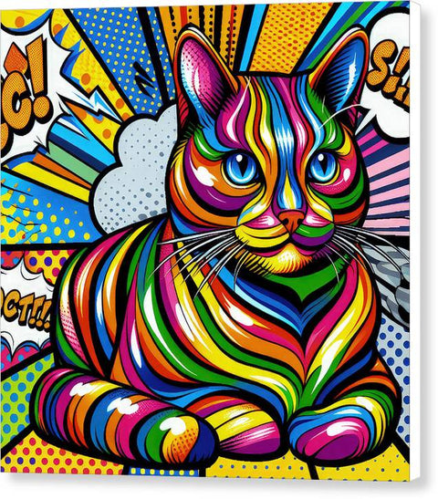 Cat Art 0005 - Canvas Print