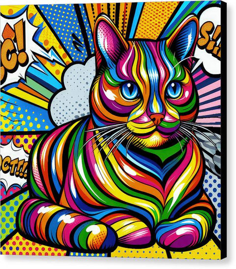 Cat Art 0005 - Canvas Print