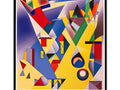 A few paintings are made in several geometric styles of art.