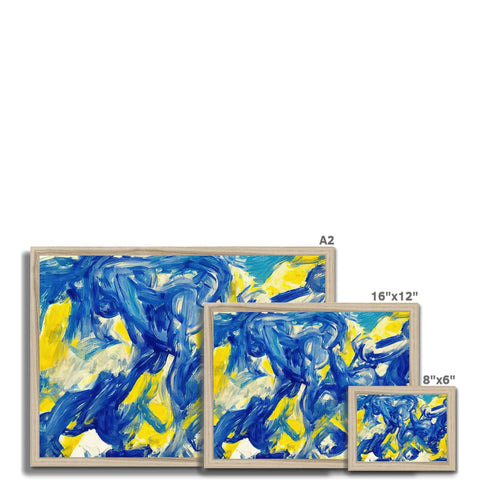 A set of picture frames decorated with paintings, metal, metal and glass tiles on a