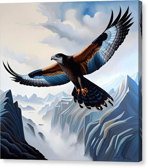 Cool Eagle Painting - Canvas Print