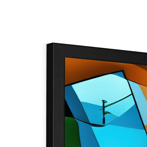 Screen TV and display monitor are close up in a photo frame