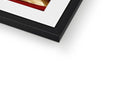 A picture frame with a photo of gold on a white background