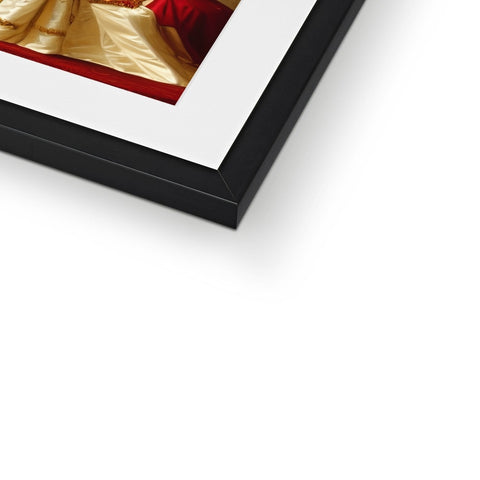 A picture frame with a photo of gold on a white background