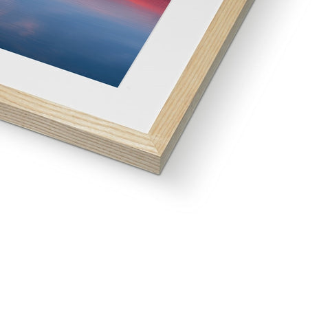 an image of a white wooden framed photo in a photo box