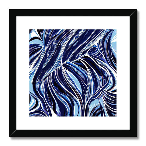 Art print shows a glass window with a photo of waves going through the ocean.