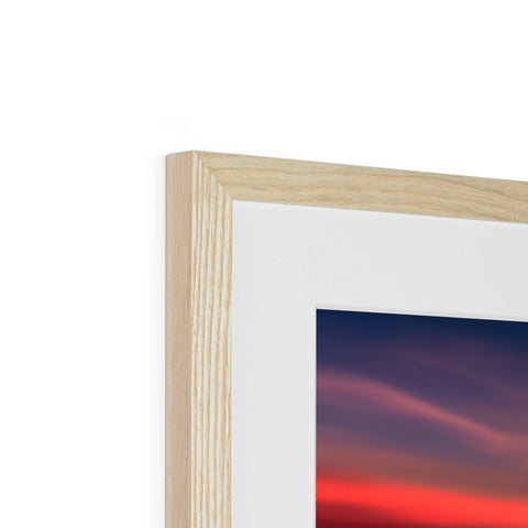 a picture of a wood frame with a close up of a picture