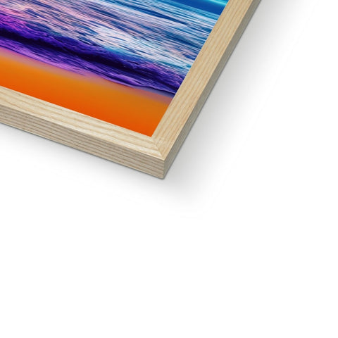 A picture of an artwork above some wood panels on a book cover.