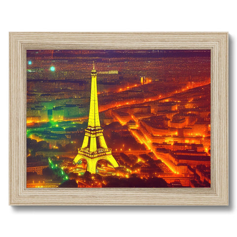 A picture showing a photo in an eifel framed photo frame.