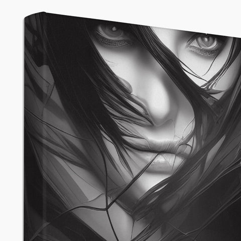 A black and white art book that is filled with illustrations.