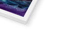 Softcover art printing on the white background with the image of the ocean.