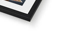 A white image of a photo frame on a table in the picture frame.