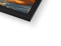 A picture frame that is on a computer monitor with a black frame.