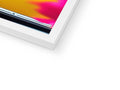 A picture frame frame with a colorful picture of an imac.